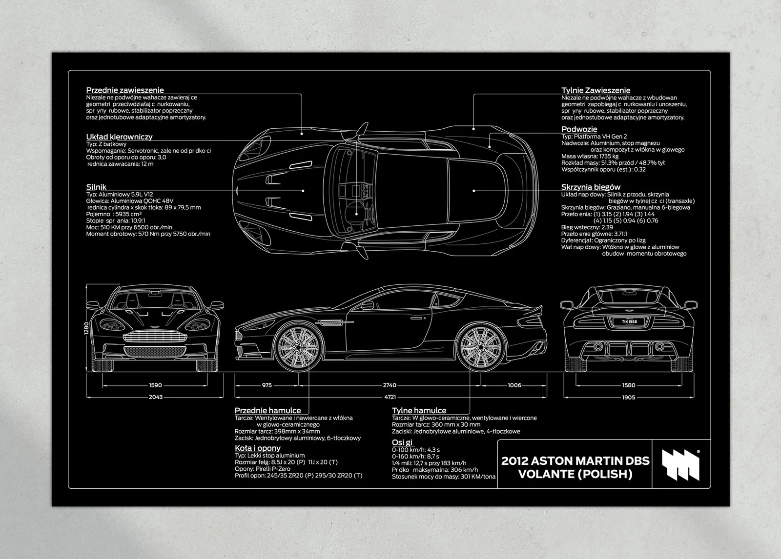 2012 Aston Martin DBS Volante, the print, landscape